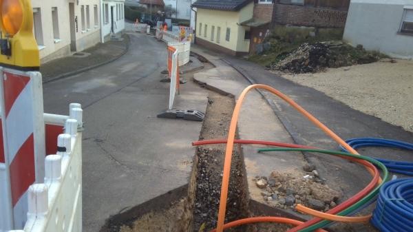 Trasse in Richtung Beuren